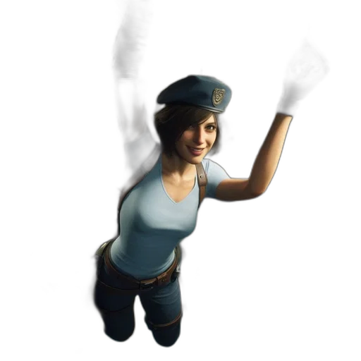 staff, weapon, hat, 3d render transparent PNG cut-out