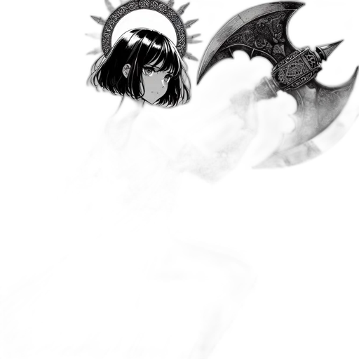dragon, mask, creature, weapon transparent PNG cut-out