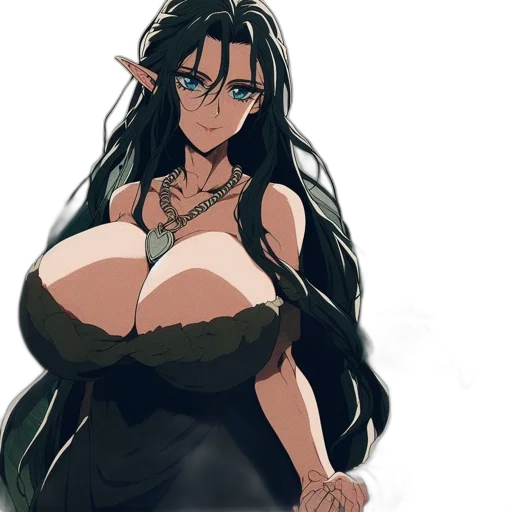 dress, dragon, fantasy art, anime transparent PNG cut-out