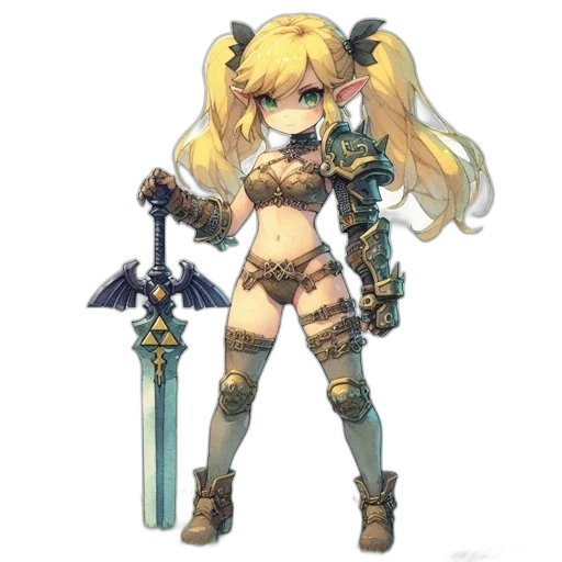 weapon, sword, staff, dragon transparent PNG cut-out