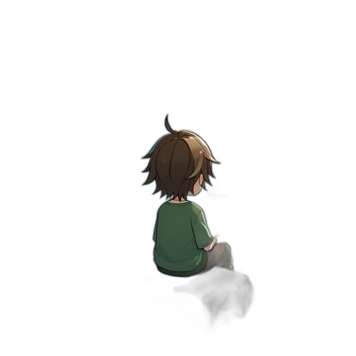 creature, hair, staff, hat transparent PNG cut-out