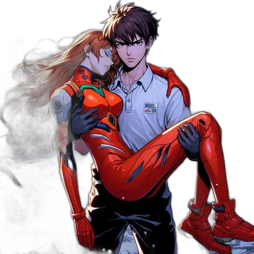 comic book art, concept art, anime, fantasy art transparent PNG cut-out