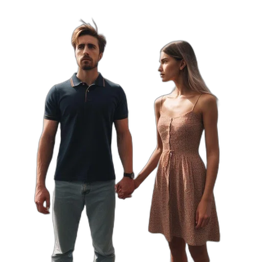 dress, robot, staff, jewelry transparent PNG cut-out