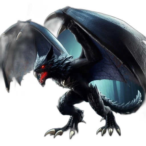 dragon, creature, animal, concept art transparent PNG cut-out