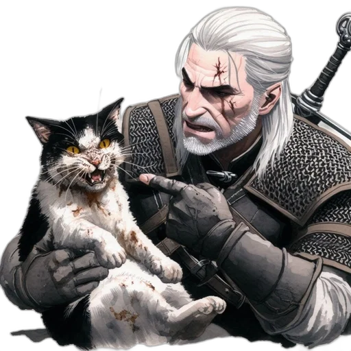 animal, weapon, sword, staff transparent PNG cut-out