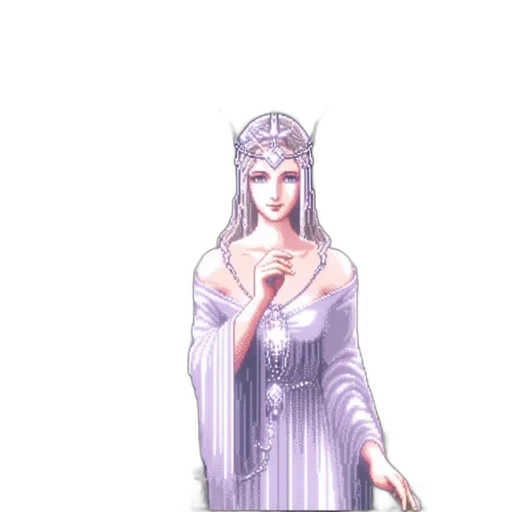 dress, staff, crown, sword transparent PNG cut-out