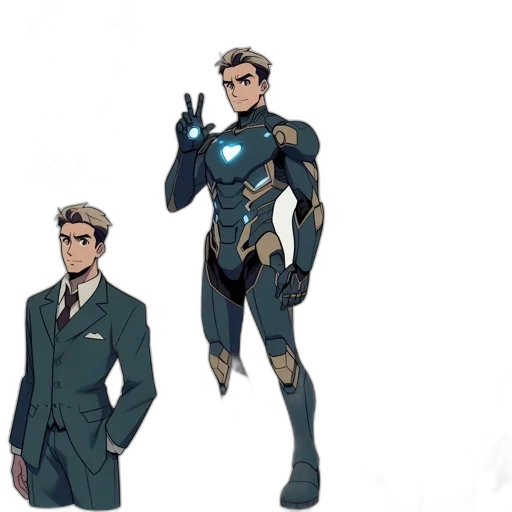 staff, jacket, concept art, comic book art transparent PNG cut-out