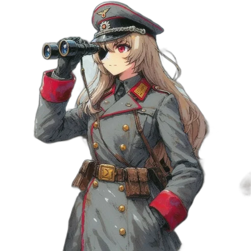 weapon, staff, hat, jacket transparent PNG cut-out