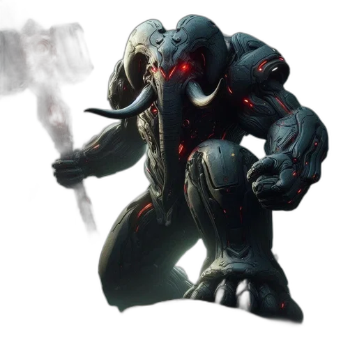 robot, weapon, mask, creature transparent PNG cut-out