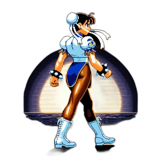robot, concept art, comic book art, pixel art transparent PNG cut-out