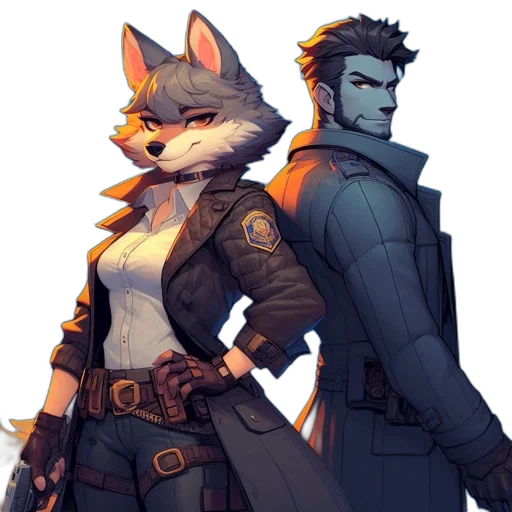 jacket, staff, concept art, pixel art transparent PNG cut-out
