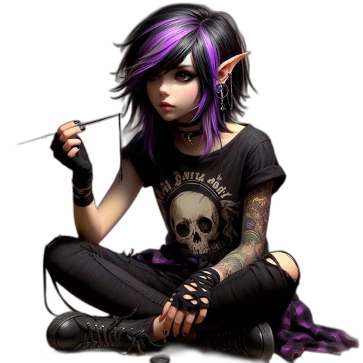 staff, jewelry, weapon, fantasy art transparent PNG cut-out