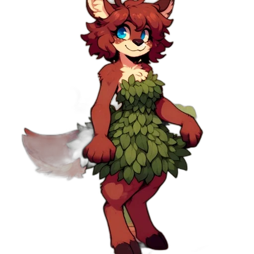 staff, dress, creature, animal transparent PNG cut-out
