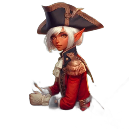 staff, hat, jacket, weapon transparent PNG cut-out