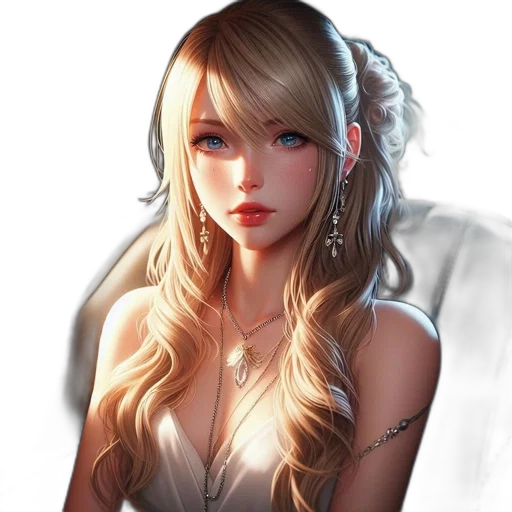 dress, face, dragon, jewelry transparent PNG cut-out