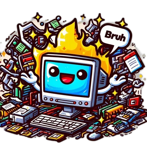 robot, pixel art, comic book art, cyberpunk transparent PNG cut-out