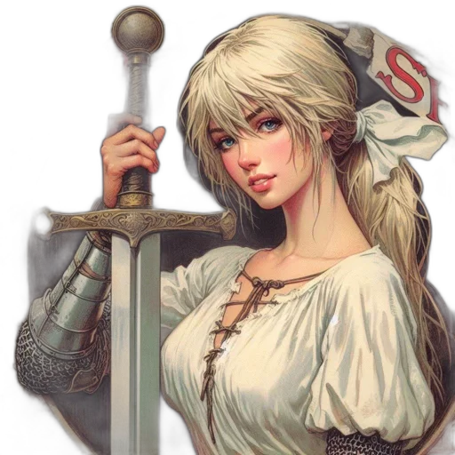 sword, staff, weapon, dragon transparent PNG cut-out