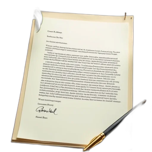 press, release, letter transparent PNG cut-out