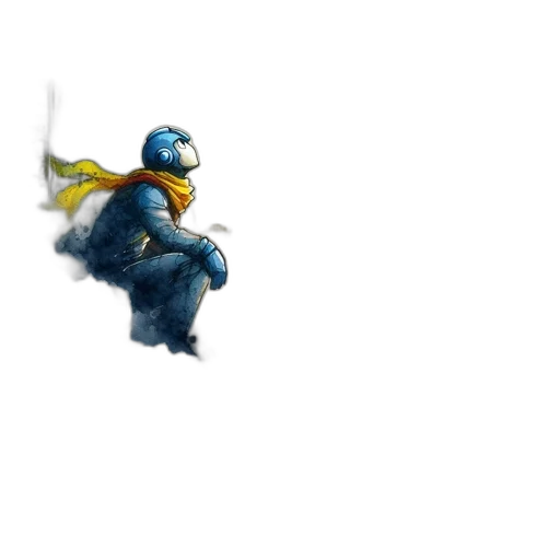 dragon, creature, robot, staff transparent PNG cut-out