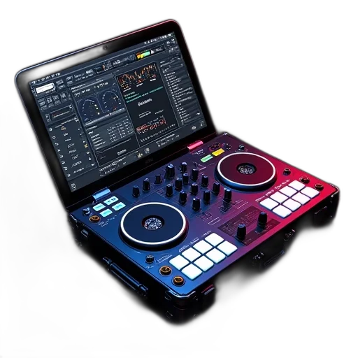 3d render, cyberpunk, colorful, neon transparent PNG cut-out