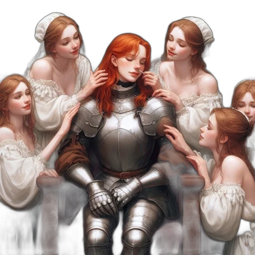 crown, concept art, fantasy art, oil painting transparent PNG cut-out