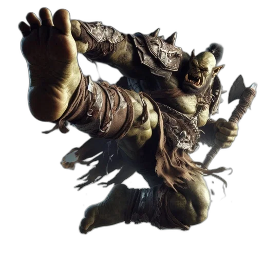 creature, dragon, staff, mask transparent PNG cut-out