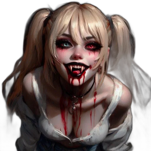 face, creature, anime, concept art transparent PNG cut-out