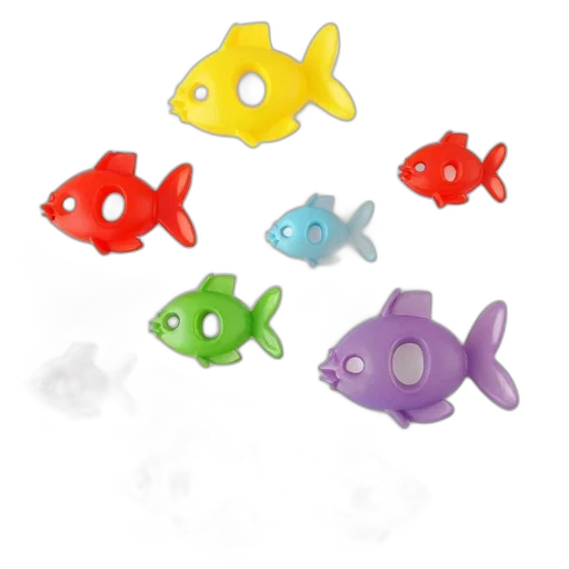 3d render, concept art, underwater, collection transparent PNG cut-out