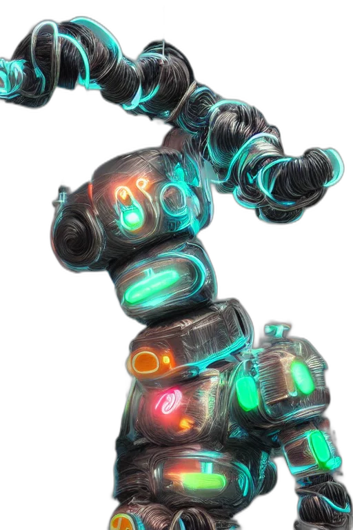 robot, weapon, staff, sword transparent PNG cut-out