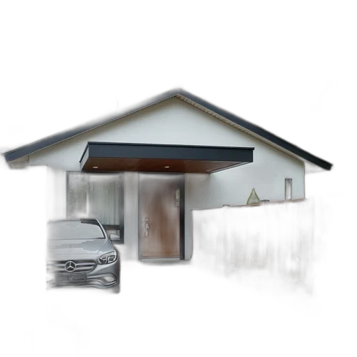 building, car, furniture, umbrella transparent PNG cut-out