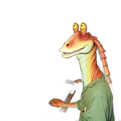 dragon, staff, animal, creature transparent PNG cut-out