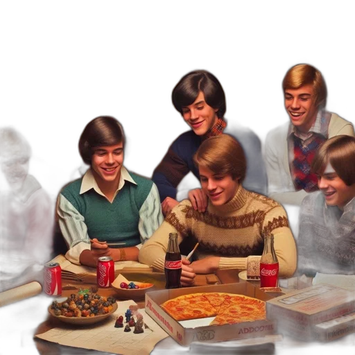 food, concept art, fire, group transparent PNG cut-out