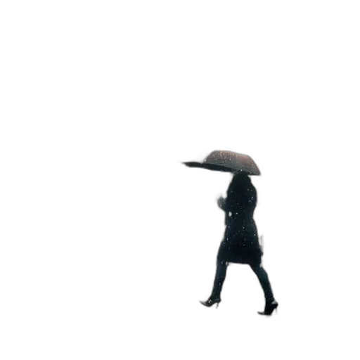 umbrella, hat, staff, dress transparent PNG cut-out