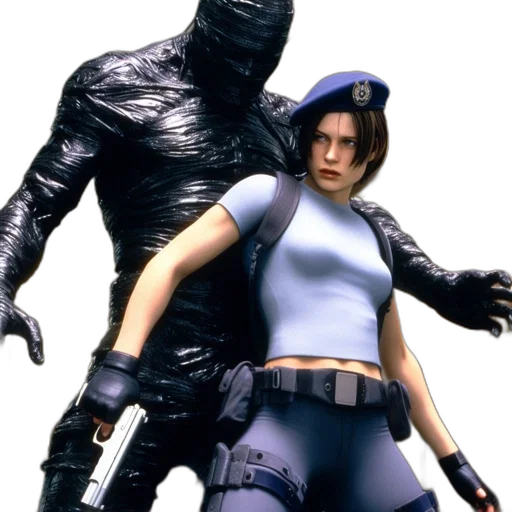concept art, cyberpunk, 3d render, two transparent PNG cut-out