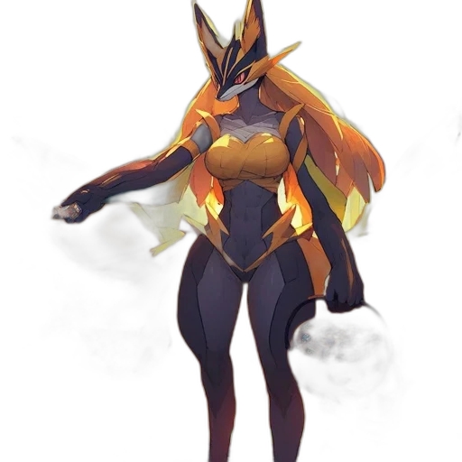 dress, robot, staff, creature transparent PNG cut-out