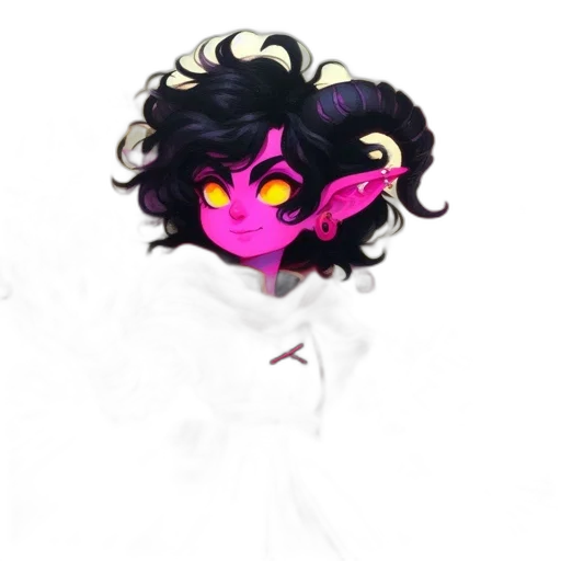 mask, crown, staff, hair transparent PNG cut-out