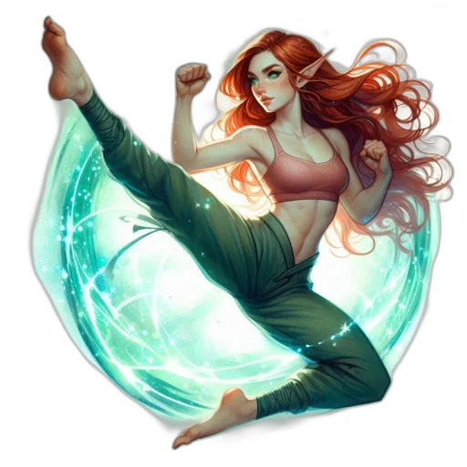 fantasy art, concept art, pixel art, comic book art transparent PNG cut-out