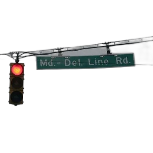 3d render, neon lights, city street, red transparent PNG cut-out