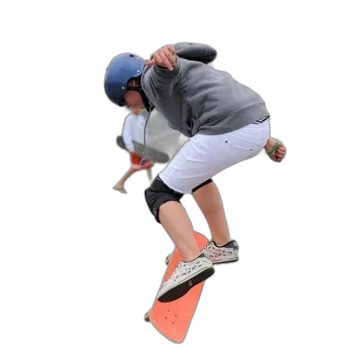 shoes, hat, staff, creature transparent PNG cut-out
