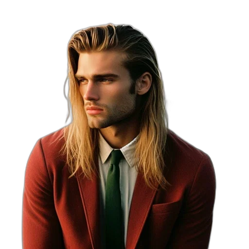 jacket, hair, face, animal transparent PNG cut-out