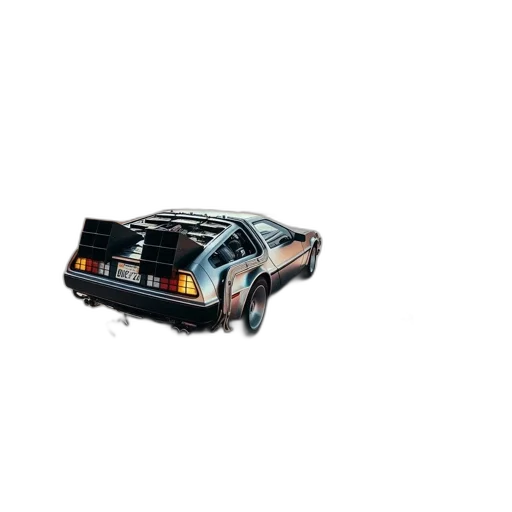 car, concept art, 3d render, photorealistic transparent PNG cut-out