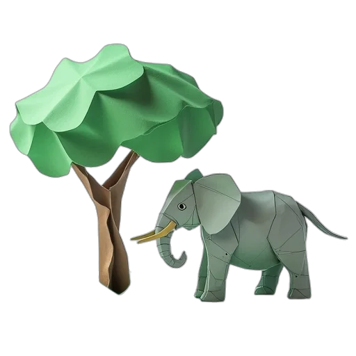 animal, tree, creature, umbrella transparent PNG cut-out