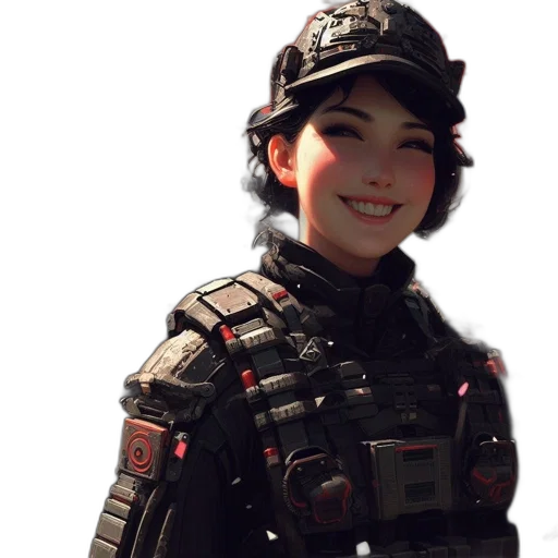staff, weapon, face, robot transparent PNG cut-out
