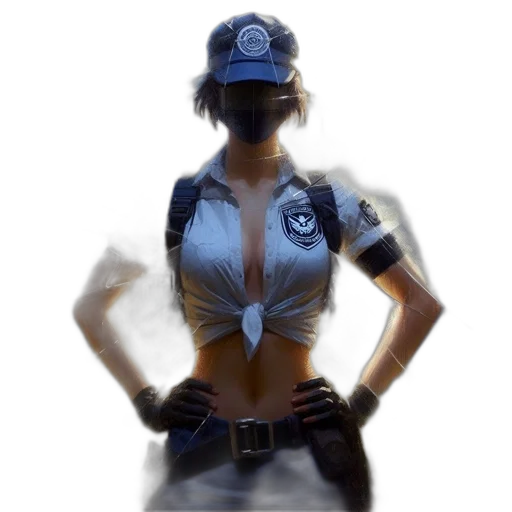 staff, weapon, jacket, face transparent PNG cut-out