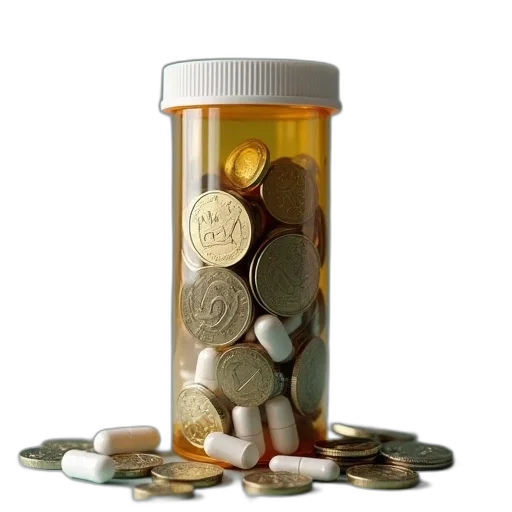 glass, bottle, filled, prescription transparent PNG cut-out