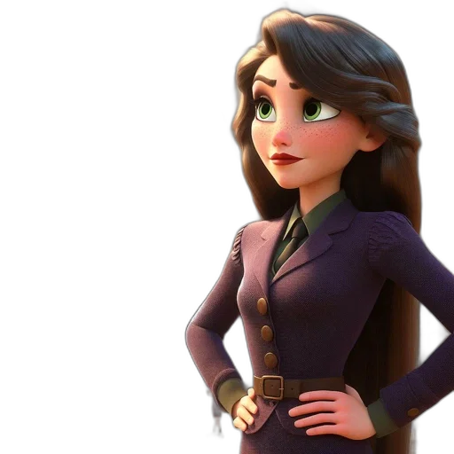dress, 3d render, concept art, cartoon transparent PNG cut-out
