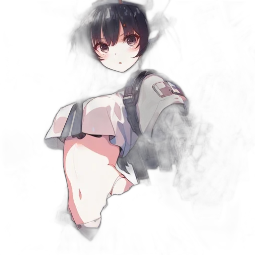 robot, dress, staff, weapon transparent PNG cut-out