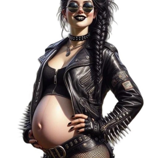 jacket, concept art, cyberpunk, photorealistic transparent PNG cut-out