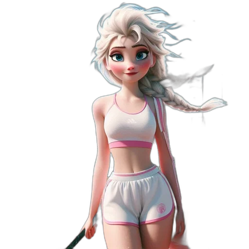 staff, dress, concept art, 3d render transparent PNG cut-out