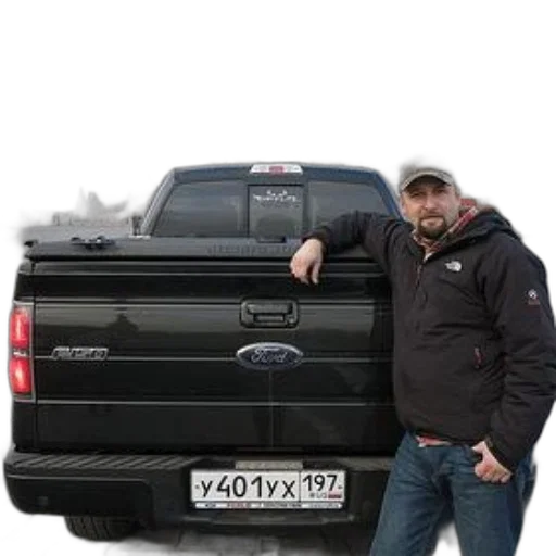 car, photorealistic, man, black transparent PNG cut-out